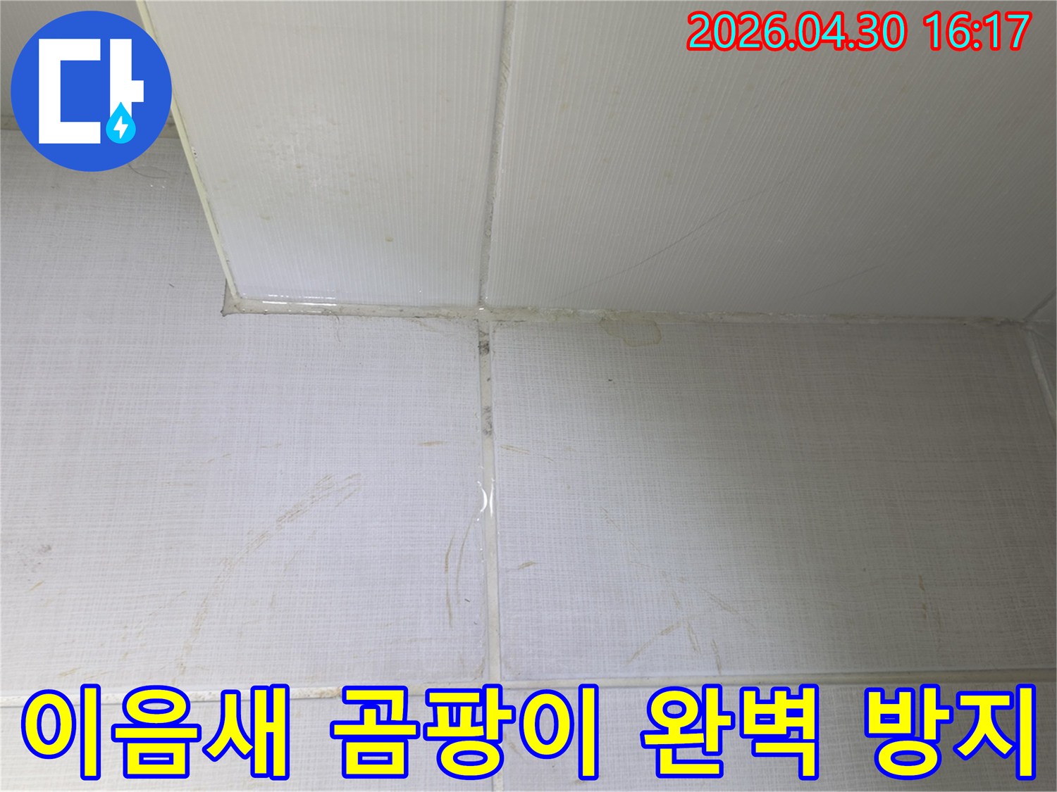 천장과-벽면-이음새에-발생한-누수로-인한-곰팡이를-완벽하게-제거하고-재발을-방지하는-과정