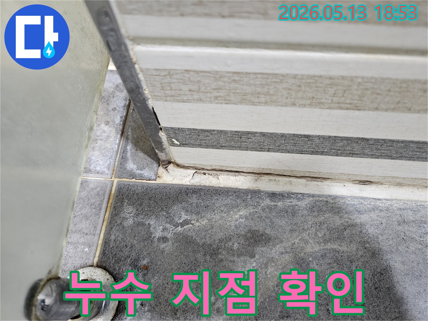인천 아파트-욕실 누수-타일 틈새-물샘 현상-정밀 탐지-보수 작업-진행 중