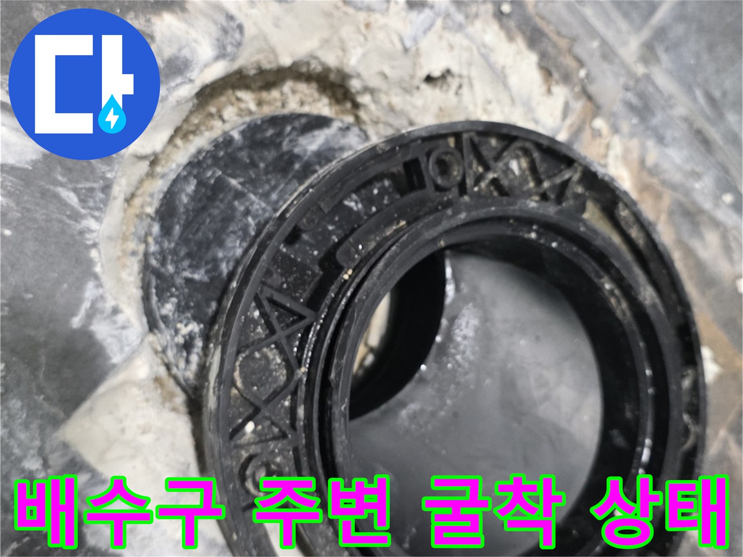 안양 동안구 화장실 배수구 유가 주변 방수층 파손 및 굴착 현장