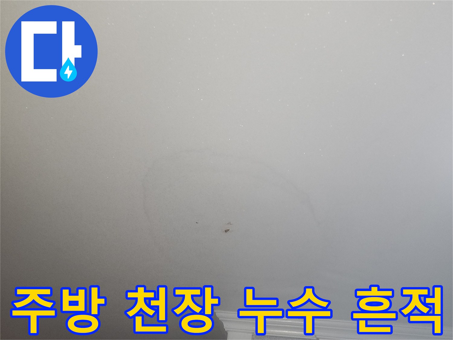 고양시-화정동-주방-천장-물샘-얼룩-현장